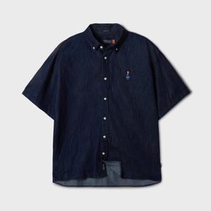[후아유] Steve Denim Short Sleeve Shirts / WHYJF2512U