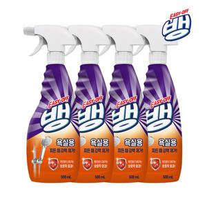 이지오프뱅 찌든때 비누때 강력 세정제 500ml x4개 청소세제