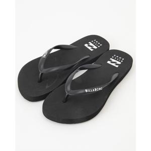 [빌라봉]빌라봉 여성 블랙 스트랩 로고 플립플랍 (WE12FF240BLK)
