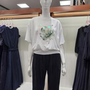 수스 HC04 아워 린넨 프린팅 티셔츠 S252BTS753