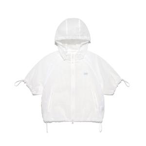 LEE 여성 반팔 후드 윈드브레이커 B1 LE2502JK73 WH LB