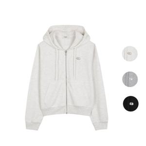 [폴햄]여성) 코숏 더블니트 후드 크롭 집업 PHG5TC2210