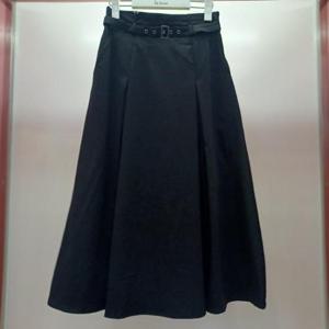 Latium HC06 가을느낌 A라인 플리츠 반밴딩 주머니 세미정장 헤이즐스커트 T2533sk02B1