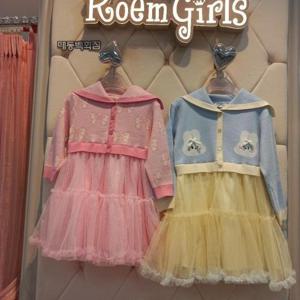 로엠걸즈 DP01 샤매칭 스웨터 원피스 RGOK25W2P