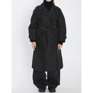 몽클레어 매트 폴리에스터 워터프루프 트렌치 코트 K24031C0000