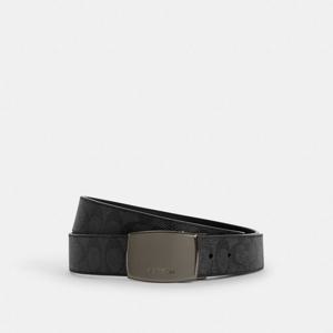 코치 리버시블 벨트 38MM CW362-QBMI5 차콜/블랙