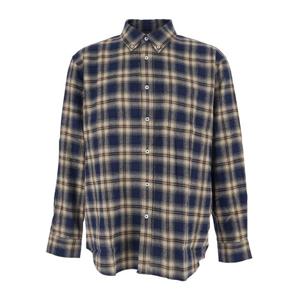 던스트 체크 플란넬 체스트 포켓 셔츠 UDSH5C104N2 NAVYBEIGECH