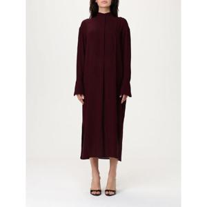 알렉산더맥퀸   긴팔원피스 SS25 813726QBAAF 5006 5660428 Burgundy