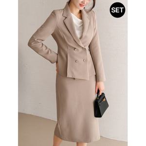 [모리스커밍홈]프린세스라인 자켓 스커트 셋업_M2509SE064C
