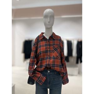 [숲]체크 루즈핏 긴팔남방  SBALS3Z1