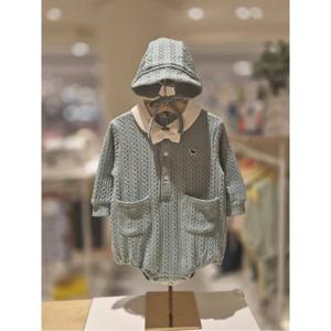 블루독베이비 10 25FW가을신상(MN)블루독 코지 바디수트 A (45A1360408)