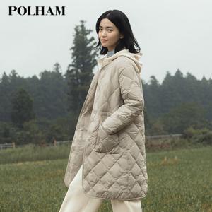 폴햄 25FW 여성 퀼팅 경량 롱점퍼 1종