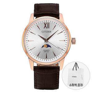 시티즌 시계 AK5003-05A 문페이즈 남성가죽시계