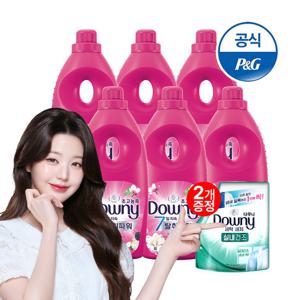 다우니 탈취파워 섬유유연제 목련베리 1Lx6 +200ml 2개증정