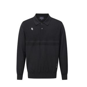 남성 조직감 믹스 칼라 니트 511E1SR302BK