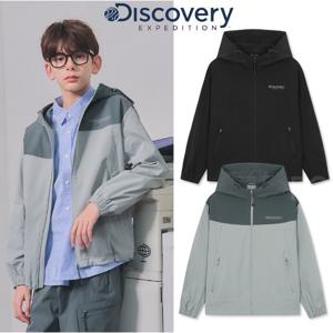 디스커버리키즈 [택가 139,000원] 프레시벤트 우븐 배색 트레이닝 바람막이 DKTR3C051