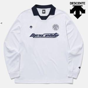 [데상트] 스포티 카라 긴팔 티셔츠 SP221UPL41WHT0 긴팔티