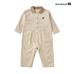 [밍크뮤]BE 로미코듀로이체크점프슈트 35A1542001 35A15-420-01 출산백일돌선물