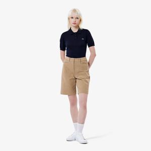 [25FW 15%쿠폰]라코스테 공식 여성 버뮤다 팬츠 FF309E-55N 02S