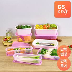 이지앤프리 싱싱프레시 3호 신선보관용기 대용량팩 8종 12P 세트