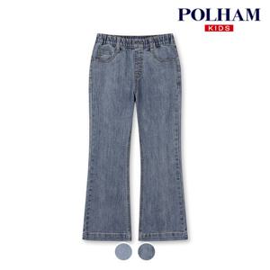 [폴햄키즈][폴햄키즈] 시그니처 여아 부츠컷 데님 팬츠 B_PKE1DP