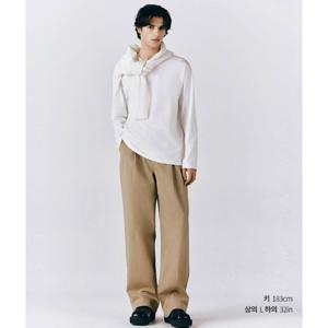 [지오다노]남 기본 와이드 치노 면바지 115521
