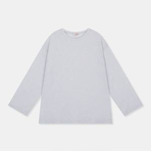 [스파오](QR) 오버핏 R넥 트임 긴팔 티셔츠 (SPLWC38U90-T)