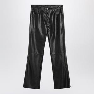 MM6메종마르지엘라 화이트 스티치 인조 가죽 팬츠 SH2LA0045M35