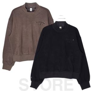 르꼬끄 티셔츠 IST 여성 멜로우 하이넥 맨투맨 QP422OFSO4