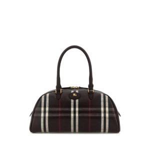 BURBERRY Printed canvas medium Highlands handbag 8117521 A4013
