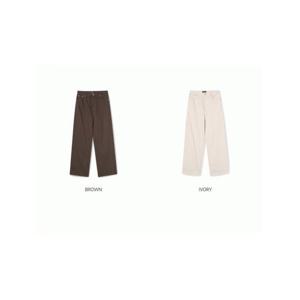 [후아유] 편한 트윌 면 팬츠 / Cotton Twill Easy Pants (F) WHTAF4821F