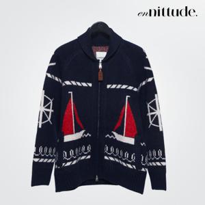 엔니튜드 25FW 울 블렌드 코위찬 집업 재킷 남성용