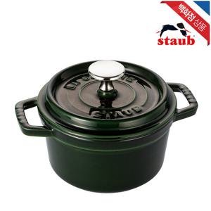 [스타우브]원형 꼬꼬떼 무쇠냄비 14cm 바질그린 (ST101485)