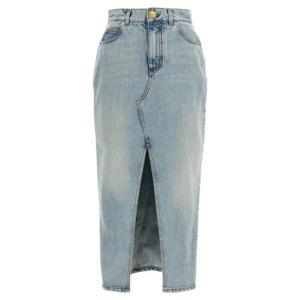 발망 숏 스커트 EF1LD460DF23 6FC LIGHT BLUE DENIM