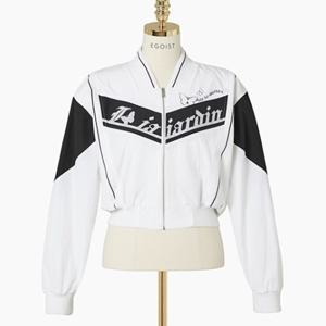 [에고이스트] [CAPSULE LINE] 컬러배색 포인트 프린팅 집업 점퍼 ER2WZ462