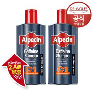 알페신 카페인 샴푸 C1 600ml (모발 강화) X 2