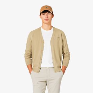 [25FW 신상]라코스테 공식 남성 브이넥 소방모 가디건 AH797E-55N 02S
