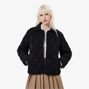 [25FW 15%쿠폰]라코스테 공식 여성 다이아퀼팅 경량 카라 다운 BF265E-55N 031