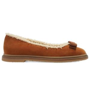 25 FW 페라가모 10mm 시어링 바리나 Varina 보우 발레 플랫 756701