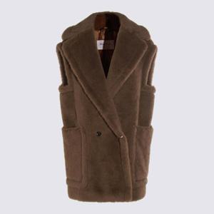 막스마라  BORMIDA 보르미다 테디 베스트 여성 코트 FW25 2521276253600004 6293566 CACHA SCURO