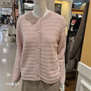 [BCBG] 비씨비지 겨울25 텍스처 ST 라운드넥 가디건 B5D9K102