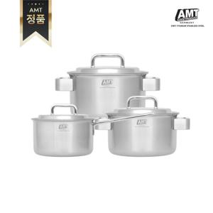 AMT 316Ti스텐 프로냄비 3종세트(편수16,양수20,24)