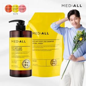 메디올 두피청정 탈모샴푸 800ml+리필1600ml (향선택)