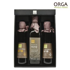 [올가] 참기름 들기름 어간장 선물세트 (1box)