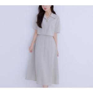 [로엠]셔츠 2in1원피스(2colors)_RMOWE25R21