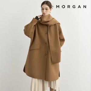 모르간 핸드메이드 머플러 하프 코트 [런칭 가격 129,900원]