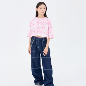 [더데이걸]스티치 배색 데님 바지TGTJ24805
