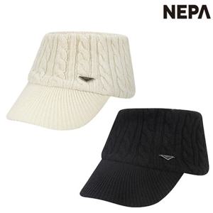 [네파][모자 햇](7I87429) 여성 국산 루시 캐주얼 니트 선바이저 모자