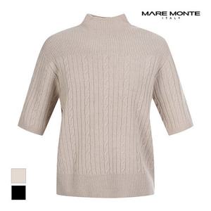[마레몬떼][마레몬떼] 반목넥 반팔니트_M231MKT04B0 (P003490517