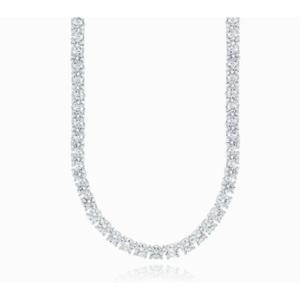 [로이드] 화이트 타임리스 5MM 베이직 테니스 목걸이 (40CM) LLNB23332T